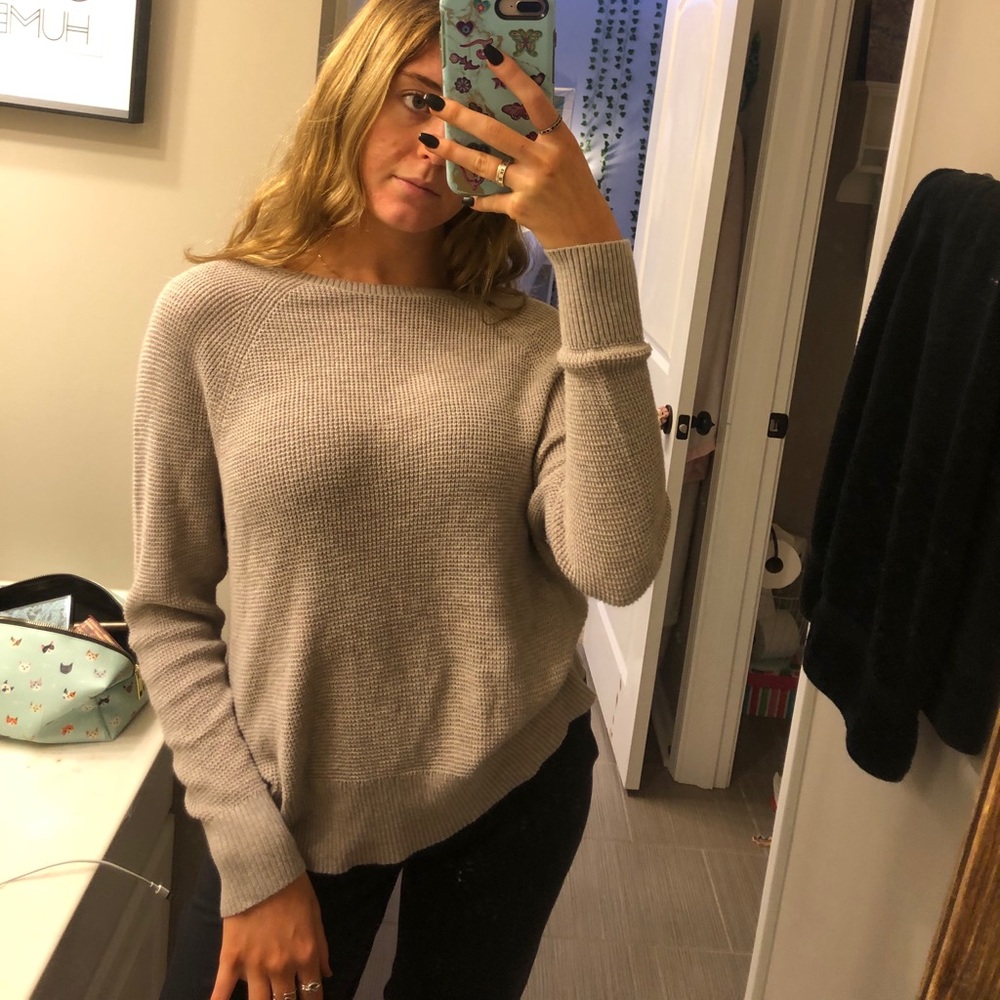 Tan sweater